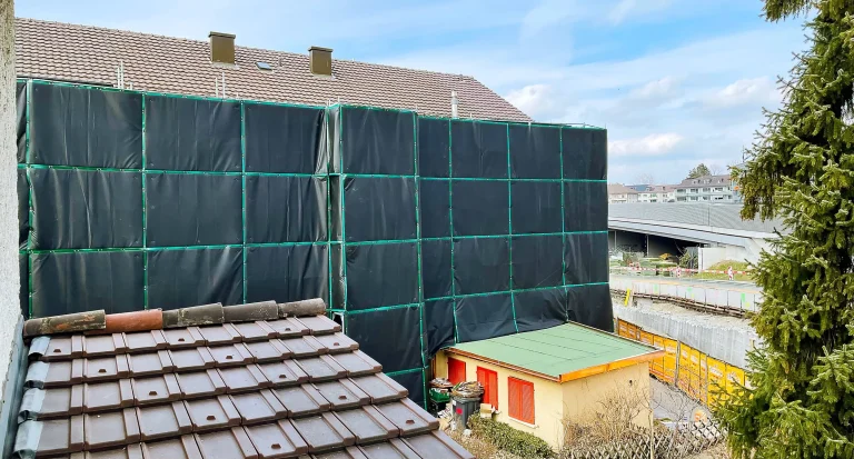 Flexible Lärmschutzwand kaufen für wechselnde Baustelleneinsätze